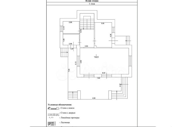 2-этажный дом, 223,1 м² на участке 5 сот., Гагаринский район, наб. Андрея Первозванного