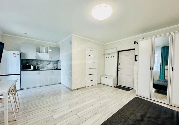 Квартира-студия 32 м2, на 8/8 этаже дома, Ленинский район, ул. Токарева, 18Г