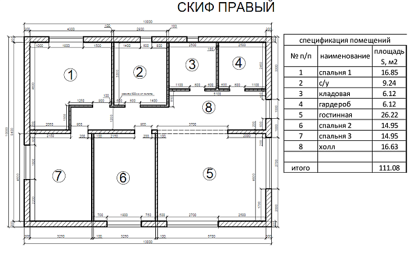 Дом 111 м2 на участке 4 сотки, Гагаринский район, СТ Скиф