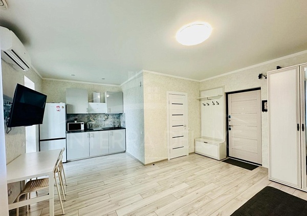 Квартира-студия 32 м2, на 8/8 этаже дома, Ленинский район, ул. Токарева, 18Г