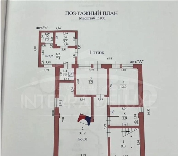 2-х этажный дом 282,8 м2 на участке 4 сотки, Ленинский район, ул. Сарандинаки