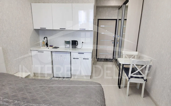 Квартира-студия 26 м2 на 1/4 этаже, ул. Челнокова, 19Ак4.