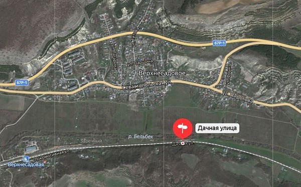 Уч.: 19 соток с дачным домиком 25 м2 (СНТ), Бахчисарайский район,  с. Верхнесадовое, ул. Дачная