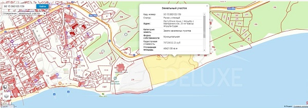 Участок 4,04 га, Алуштинский округ, с. Малореченское