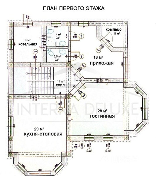 2-этажный дом, 230 м² на участке 8,2 сот., Гагаринский район, наб. Андрея Первозванного,31