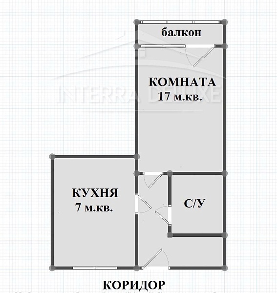 1-комнатная квартира 30 м2, на 3/5 этаже дома. Расположена в г. Севастополь, Нахимовский район, проспект Победы 84