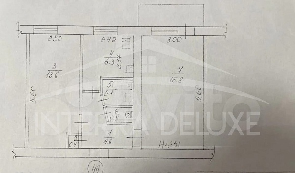 2х-комнатная квартира 45,9 м2 на 5/5 этаже дома в Гагаринском районе, ул. Бориса Михайлова,14 2х-комнатная квартира 45,9 м2 на 5/5 этаже дома в Гагаринском районе, ул. Бориса Михайлова,14